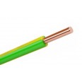 Провод медный монтажный ПуВнг(A)-LS 1х2,5 мм2 желто-зеленый