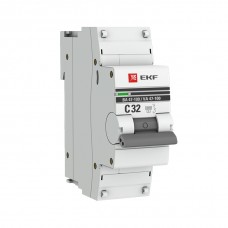 Автоматический выключатель 1P 32А (C) 10kA ВА 47-100M без теплового расцепителя EKF PROxima