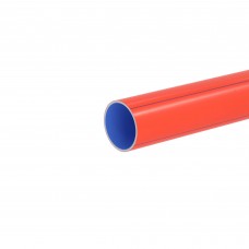 Труба гладкостенная трехслойная полимерная д. 50мм SN48отрезок 12м, цвет красный