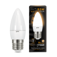 Лампа Gauss LED Свеча E27 9.5W 890lm 3000К 1/10/50