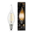 Лампа Gauss LED Filament Свеча на ветру E14 9W 680lm 2700K 1/10/50