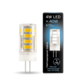 Лампа Gauss LED G4 AC185-265V 4W 410lm 4100K керамика 1/10/200