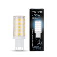 Лампа Gauss LED G9 AC185-265V 5W 520lm 4100K керамика 1/10/200