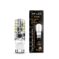 Лампа Gauss LED G9 AC150-265V 3W 230lm 2700K силикон 1/20/200