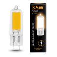 Лампа Gauss LED G4 AC220-240V 3.5W 240lm 3000K Glass 1/10/200