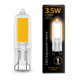 Лампа Gauss LED G9 AC220-240V 3.5W 240lm 3000K Glass 1/10/200