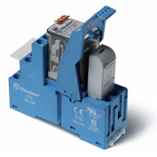 Интерфейсный модуль (сборка 55.34.9.024.0040 + 99.02.9.024.99 + 94.04SMA), электромеханическое реле 4CO 7A контакты AgNi питание 24В DC категория защиты IP20 винтовые клеммы металлическая клипса LED + диод