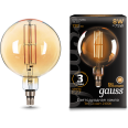 Лампа Gauss LED Vintage Filament G200 8W E27 200*300mm Amber 780lm 2400K 1/6