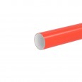 Труба гладкостенная двухслойная полимерная д. 50мм SN24 бухта 100м, цвет красный