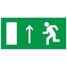 Знак ``Направление к эвакуационному выходу прямо`` 150х300мм EKF PROxima