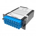Претерминированная кассета 32 ОВ, OS2, 2xMTP(16)f/16xLC-UPC Duplex, (синтегрированными шторками), 1 