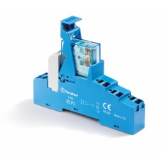 Интерфейсный модуль (сборка 40.31.8.024.0000 + 99.02.0.024.98 + 95.P3SMA), электромеханическое реле 1CO 10A контакты AgNi питание 24В AC категория защиты IP20 безвинтовые клеммы Push-in металлическая клипса LED + варистор
