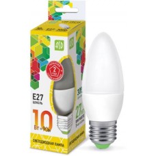 Лампа светодиодная LED-СВЕЧА-standard 10Вт 230В Е27 3000К 900Лм ASD