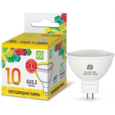 Лампа светодиодная LED-JCDR-standard 10Вт 230В GU5.3 3000К 900Лм ASD