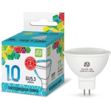 Лампа светодиодная LED-JCDR-standard 10Вт 230В GU5.3 4000К 900Лм ASD