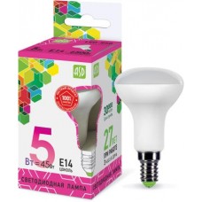 Лампа светодиодная LED-R50-standard 5Вт 230В Е14 6500К 450Лм ASD