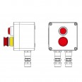 Взрывозащищенный пост управления из полиэстера CPE-P-03-(1xLR(250)-1xP3E(11))-2xKA2MHK(C)1Ex d e IIC