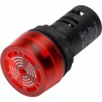 Сигнализатор звуковой ND16-22FS Д.22 мм красный LED АС/DC110В (R)
