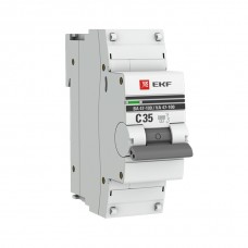 Автоматический выключатель 1P 35А (C) 10kA ВА 47-100 EKF PROxima