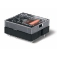 Миниатюрное универсальное электромеханическое реле монтаж на печатную плату плоские выводы с шагом 3.5мм 1NO 10A контакты AgCdO катушка 6В DC (чувствит.) степень защиты RTI