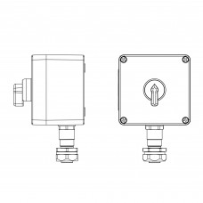 Взрывозащищенный пост управления из полиэстера CPE-P-03-(1xKB54(20))-1xKAEPM2MHK-20(C)1Ex d e IIC Т5 Gb / Ex tb IIIC T95гр.C Db IP66/КЗ/ШЗ