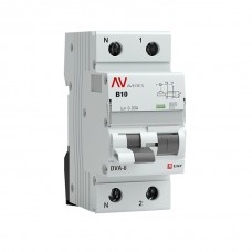 Дифференциальный автомат DVA-6 1P+N 10А (B) 30мА (AC) 6кА EKF AVERES