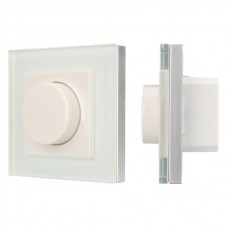 Панель SMART-P89-DIM-IN White (230V, 1.5A, TRIAC, Rotary, 2.4G) (ARL, Пластик)