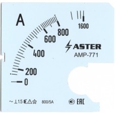 Шкала к амперметру AMP-771 800/5 А