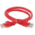 ITK Коммутационный шнур кат. 6 UTP PVC 1м красный