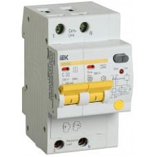 Дифференциальный автоматический выключатель АД12MS 2Р 32А 300мА IEK