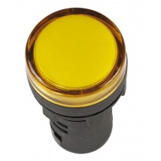 Лампа AD16DS(LED)матрица d16 мм желтый 230В AC ИЭК