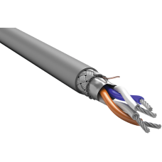 ITK Кабель интерфейсный RS-485 1х2х0,6 нг(А)-LS серый серый (200м)