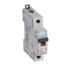 Автоматический выключатель DX3-E 6000 - 6 кА - тип характеристики C - 1П - 230/400 В, - 3 А - 1 моду