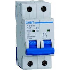 Автоматический выключатель NB1-63 2P 50A 6кА х-ка C (CHINT)