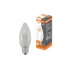 Лампа накаливания `Свеча матовая` 60 Вт-230 В-Е27 TDM