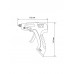 Клеевой пистолет аккумуляторный КПА-15, 7 мм, 3,7 В 2,9 А*ч Li-Ion, USB, 15 Вт, Т=220 С `Гранит` TDM