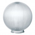 UFP-P300В CLEAR Рассеиватель призматический (с насечками) в форме шара для садово-парковых светильни