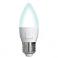 LED-C37 7W/4000K/E27/FR/DIM PLP01WH Лампа светодиодная, диммируемая. Форма «свеча», матовая. Серия Я