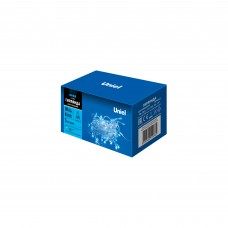 ULD-S0500-050/DTA BLUE IP20 Гирлянда светодиодная с контроллером, 5м. 50 светодиодов. Синий свет. Провод прозрачный. ТМ Uniel