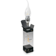 Лампа LED свеча на ветру (прозр) димм 5W 2700K E14 Gauss(60лн)