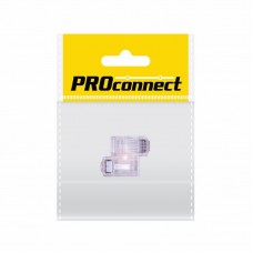 Разъем сетевой LAN PROconnect на кабель, штекер 8Р8С (Rj-45), под обжим, 2 шт., пакет БОПП