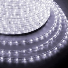 Дюралайт LED, свечение с динамикой (3W) - белый Эконом 24 LED/м , бухта 100м