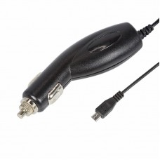 Автозарядка в прикуриватель microUSB (АЗУ) (5 V, 1000 mA) шнур спираль 1.2 м черная REXANT