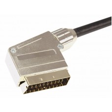 Шнур SCART - SCART (21 Pin), длина 1 метр (GOLD-металл) REXANT 3561