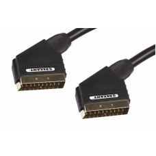 Шнур SCART - SCART (21 Pin), длина 1,5 метра (GOLD) REXANT 3484