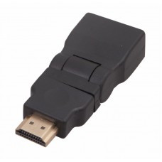 Переходник штекер HDMI - гнездо HDMI, поворотный REXANT