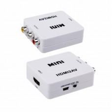 Конвертер HDMI на 3 RCA, пластик, белый REXANT