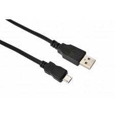 Кабель USB (шт. micro USB - шт.USB A) 3 метра, черный REXANT