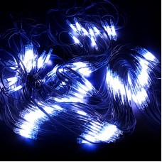 Гирлянда `Сеть` 2x4м, черный КАУЧУК, 560 LED Белые/Синие