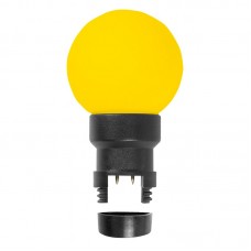 Лампа шар 6 LED для белт-лайта, цвет: Жёлтый, d45мм, жёлтая колба